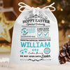 Easter Cheer, Just For You - Family Personalized Custom Favor Bag - Easter Gift For Family Members