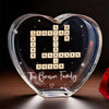 The Heart Of Our Family - Family Personalized Custom 3D Crystal Heart Shaped - Gift For Family Members