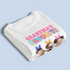 Custom Photo Bunny Hugs From Grandma’s Peeps - Family Personalized Custom Unisex T-shirt, Premium T-shirt, Hoodie - Easter Gift For Mom, Grandma