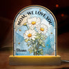 A Mother’s Love Is The Greatest Gift - Family Personalized Custom Shaped 3D LED Light - Mother's Day, Gift For Mom