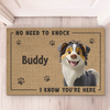 This House Runs On Love And Dog Hair - Dog Personalized Custom Home Decor Decorative Mat - House Warming Gift For Pet Owners, Pet Lovers