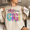 Love My Grandbabies - Family Personalized Custom Unisex Sweatshirt, Hoodie With Design On Sleeve - Mother's Day, Gift For Mom, Grandma