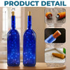 The Love Between Mother & Daughter Is Forever - Family Personalized Custom Blue Bottle Lamp - Mother's Day, Gift For Mom, Daughter