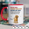 Less Talk, More Belly Rubs - Dog Personalized Custom Accent Mug - Gift For Pet Owners, Pet Lovers