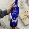 Forever Yours, Since The Day We Met - Couple Personalized Custom Blue Bottle Lamp - Gift For Husband Wife, Anniversary
