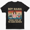 From Son Up To Son Down - Family Personalized Custom Unisex T-shirt, Premium T-shirt, Hoodie - Mother's Day Gift For Mom, Daughter, Son