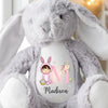 Somebunny Is Ready For Easter - Family Personalized Custom Easter Bunny Plush - Easter Gift For Family Members