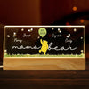 Mama Bear Grandma Bear - Family Personalized Custom Acrylic Block 3D LED Night Light - Mother's Day, Gift For Mom, Grandma