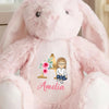 You Are Loved, Always - Family Personalized Custom Easter Bunny Plush - Gift For Family Members