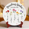 There’s No Place Like Grandma’s Love - Family Personalized Custom Ceramic Plate - Mother's Day, Gift For Mom, Grandma