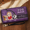 Pawsitively The Best Companion - Dog Personalized Custom Leather Long Wallet - Gift For Pet Owners, Pet Lovers