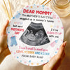 Custom Photo A Bundle Of Joy Is Coming Soon - Family Personalized Custom Ceramic Plate - Mother's Day, Baby Shower Gift, Gift For First Mom