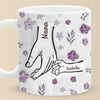 Grandma Holds Our Hearts Forever - Family Personalized Custom 3D Inflated Effect Printed Mug - Mother's Day, Gift For Mom, Grandma