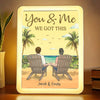 You And Me We Got This - Couple Personalized Custom LED Mirror Frame Lamp - Gift For Husband Wife, Anniversary