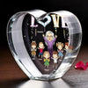 Life Is Better With Grandma’s Love - Family Personalized Custom 3D Crystal Heart Shaped - Mother's Day, Gift For Mom, Grandma