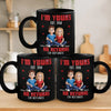 Stuck With Me Since The Beginning - Couple Personalized Custom Black Mug - Gift For Husband Wife, Anniversary