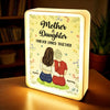 Always My Mother, Forever My Friend - Family Personalized Custom LED Mirror Frame Lamp - Mother's Day, Gift For Mom, Daughter