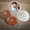 Custom Photo Caps Off To Your Journey - Family Personalized Custom Pocket Hug - Graduation Gift For Family Members, Siblings, Brothers, Sisters