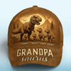Stomping Through Generations - Family Personalized Custom Hat, All Over Print Classic Cap - Father's Day, Gift For Dad, Grandpa