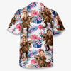 Custom Photo Some Call It Chaos, I Call It A Beach Trip - Funny Personalized Custom Unisex Tropical Hawaiian Aloha Shirt - Summer Vacation Gift, Gift For Family Members, Best Friends, Siblings, Travel Lovers