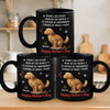Mom's Love Knows No Stink - Dog Personalized Custom Black Mug - Mother's Day, Gift For Pet Owners, Pet Lovers