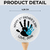 My First Hero With The Best Swing - Family Personalized Custom Golf Ball - Father's Day, Gift For Sport Lovers, Sport Players, Dad, Grandpa