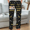 Done Learning, Back To Dreaming - Family Personalized Custom Pajama Pants - Graduation Gift For Family Members, Siblings, Brothers, Sisters