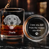 Custom Photo You're Pawsitively The Best, Dad - Dog & Cat Personalized Custom Whiskey Glass With Bottom And Side Engraving - Father's Day, Gift For Dad, Pet Owners, Pet Lovers