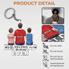 You Make Us Proud, Dad - Family Personalized Custom Shaped Acrylic Keychain - Father's Day, Gift For Dad, Grandpa