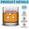 You Made Me, Literally - Family Personalized Custom Whiskey Glass - Father's Day, Gift For Dad