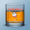 You Made Me, Literally - Family Personalized Custom Whiskey Glass - Father's Day, Gift For Dad