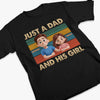 The Bond Between Us, Unbreakable - Family Personalized Custom Unisex T-shirt, Premium T-shirt, Hoodie - Father's Day, Gift For Dad, Grandpa