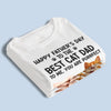 Fist Bumps And Furballs Since Day One - Dog & Cat Personalized Custom Unisex T-shirt, Premium T-shirt, Hoodie - Father's Day, Gift For Dad, Pet Owners, Pet Lovers