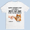 Fist Bumps And Furballs Since Day One - Dog & Cat Personalized Custom Unisex T-shirt, Premium T-shirt, Hoodie - Father's Day, Gift For Dad, Pet Owners, Pet Lovers