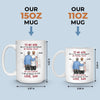Forever Proud Of You - Family Personalized Custom Mug - Father's Day, Gift For Son