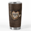 Loved By The Littlest Hands - Family Personalized Custom Tumbler - Father's Day, Gift For Dad, Grandpa