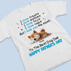 Dad, You're My Favorite Walk Buddy - Dog Personalized Custom Unisex T-shirt, Premium T-shirt, Hoodie - Father's Day, Gift For Dad, Pet Owners, Pet Lovers