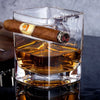 You Hold My Heart - Couple Personalized Custom Whiskey Glass With Cigarette Holder - Gift For Husband Wife, Anniversary