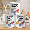 Walking Through Life With Dad - Family Personalized Custom 3D Inflated Effect Printed Mug - Father's Day, Gift For Dad, Grandpa