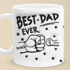 My Team, My Pride, My Kids - Family Personalized Custom 3D Inflated Effect Printed Mug - Father's Day, Gift For Dad, Grandpa