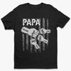 Built With Love And Fist Bumps - Family Personalized Custom Unisex T-shirt, Premium T-shirt, Hoodie - Father's Day, Gift For Dad, Grandpa
