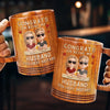 You're Lucky To Have Me In Your Life - Couple Personalized Custom Wooden Mug - Gift For Husband Wife, Anniversary