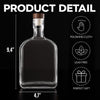 Custom Photo Dad Fuel Courtesy Of Your Pack - Dog & Cat Personalized Custom Whiskey Bottle - Father's Day, Gift For Dad, Pet Owners, Pet Lovers