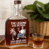 No More Alarm Clocks - Coworker Personalized Custom Whiskey Bottle - Appreciation, Retirement Gift For Coworkers, Work Friends, Colleagues