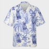 Tropical Pup Vibes - Dog Personalized Custom Unisex Tropical Hawaiian Aloha Shirt - Summer Vacation Gift, Gift For Pet Owners, Pet Lovers, Travel Lovers