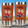 Still Annoying Each Other, Successfully - Couple Personalized Custom Printed Leather Tumbler - Gift For Husband Wife, Anniversary