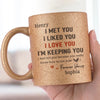 You’re My Forever - Couple Personalized Custom Metallic Mug - Gift For Husband Wife, Anniversary