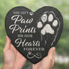 Our Cuddle Never Ends - Memorial Heart Shaped Stone With Stand - Sympathy Gift For Pet Owners, Pet Lovers