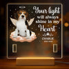 Custom Photo Forever My Angel - Memorial Personalized Custom Pet Loss Memorial Light - Sympathy Gift For Pet Owners, Pet Lovers