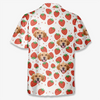 Custom Photo Strawberries And Smiles All Day - Dog & Cat Personalized Custom Unisex Tropical Hawaiian Aloha Shirt - Summer Vacation Gift, Gift For Pet Owners, Pet Lovers